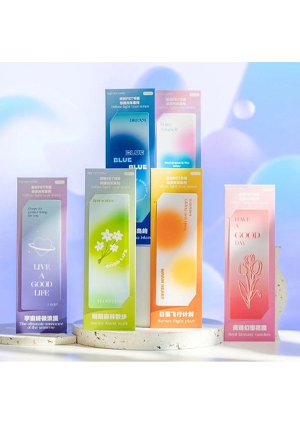 02 5 Adet Acele Dört Mevsim Kitaplar Için Imleri Pet Şeffaf Güneş Ay Sayfa Işaretleyici Tutucu Not Benzersiz Okuma Hediyesi (Yurt Dışından) modelleri