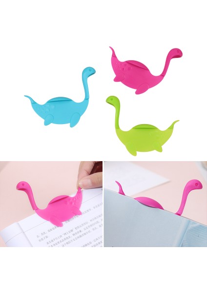 Yeşil 1 Pc Komik Okuma Kitabı Klasör Sayfası 3D Su Canavarı Şekil Imi Sevimli Hayvanlar Kitap Ayracı Yenilik Kırtasiye (Yurt Dışından) fiyatları