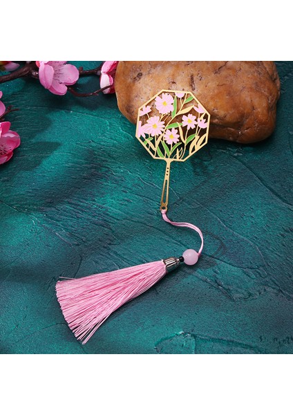 1 Adet Çiçek Küme Pirinç Püskül Imi Yaratıcı Zarif Mini Metal Desen Kitap Ayracı Sayfa Klasörü Işaretleyici Ofis Okul Malzemeleri (Yurt Dışından) fiyatları