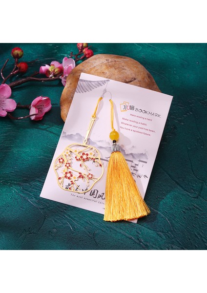 1 Adet Çiçek Küme Pirinç Püskül Imi Yaratıcı Zarif Mini Metal Desen Kitap Ayracı Sayfa Klasörü Işaretleyici Ofis Okul Malzemeleri (Yurt Dışından) fırsatları