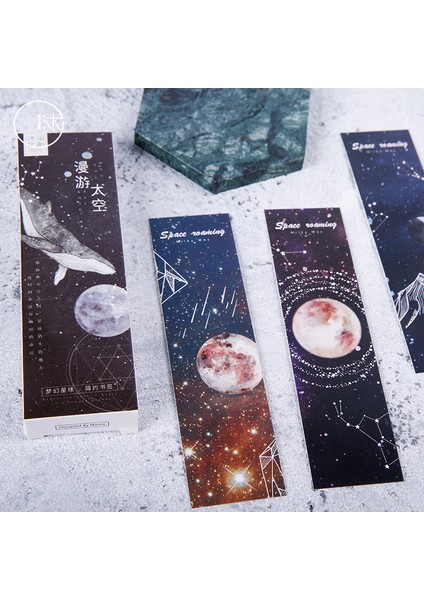 30 Adet 30 Adet Imi Dolaşım Uzaya Mermi Günlük Tutma Aksesuarları Estetik Gezegen Astronot Hediyeler Öğrenci Malzemeleri Kitap Ayracı (Yurt Dışından) fiyatları