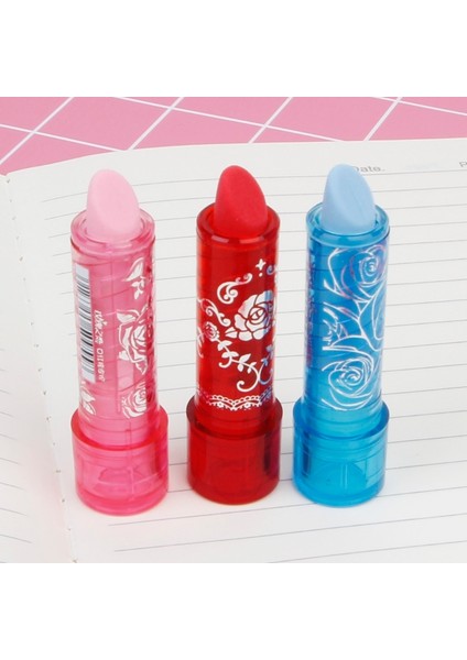 Kırmızı 2021 Yeni Gül Aşk Ruj Şekli Silgi Yenilik Silgi Yaratıcı Hediye Çocuklar Için (Yurt Dışından) fiyatları
