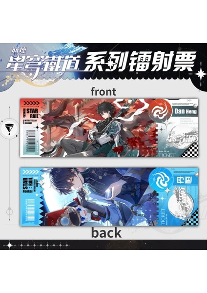 Luocha Blade Kafka Kanca Bailu Imleri Anime Honkai Star Rail Lazer Bilet Imi Yaratıcı Kitap Sayfası Işaretleyici Kırtasiye Malzemeleri Hediye (Yurt Dışından) modelleri