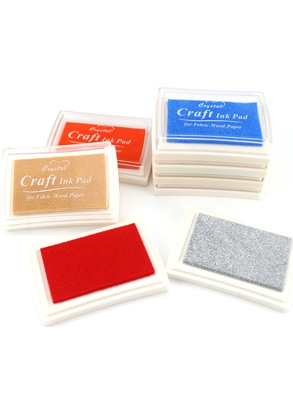 Gök Mavisi 1 Adet 15 Renk Inkpad El Yapımı Dıy Zanaat Yağ Bazlı Mürekkep Pedi Kumaş Ahşap Kağıt Scrapbooking Mürekkep Pedi Parmak Boyama (Yurt Dışından) fırsatları