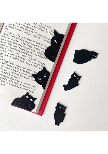 Siyah Siyah Kedi Manyetik Kitap Ayracı Kırtasiye Siyah Kedi Öğrenciler Hediye Manyetik Kitap Ayracı Kitap Klibi Kişilik Sayfalandırma Işareti (Yurt Dışından) modelleri