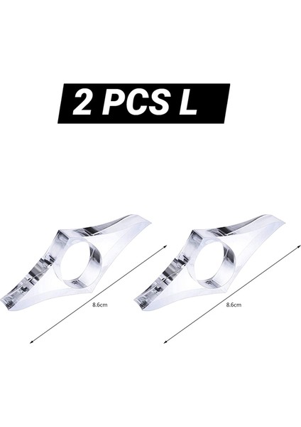 2 Adet Büyük 2 Adet Akrilik Başparmak Kitap Desteği Sayfa Tutucu Kitap Kağıt Başparmak Klipleri Okul Ofis Malzemeleri Kitap Ayracı Okuma Öğrenci Noel Hediyeleri (Yurt Dışından)