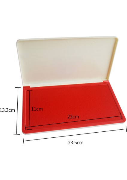 Kırmızı Kırmızı Masa Büyük Inkpad Palmiye Pençe Baskı Iş Mürekkep Pedleri Hızlı Kuru El Izi Ayak Parmak Baskı Mürekkep Iş Çocuk Oyuncakları Için (Yurt Dışından) fiyatları