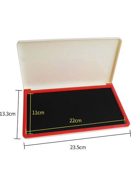 Kırmızı Kırmızı Masa Büyük Inkpad Palmiye Pençe Baskı Iş Mürekkep Pedleri Hızlı Kuru El Izi Ayak Parmak Baskı Mürekkep Iş Çocuk Oyuncakları Için (Yurt Dışından) fırsatları