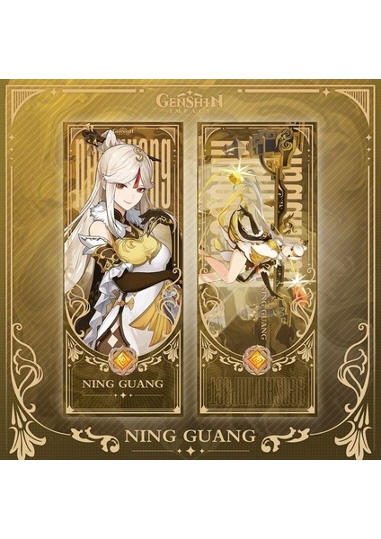 Ning Guang Kaveh Al Haitham Nilou Qiqi Diluc Yer Imleri Anime Genshin Etki Bilet Imi Baskı Kitap Sayfası Işaretleyici Kırtasiye Malzemeleri Hediye (Yurt Dışından)