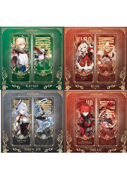 Ning Guang Kaveh Al Haitham Nilou Qiqi Diluc Yer Imleri Anime Genshin Etki Bilet Imi Baskı Kitap Sayfası Işaretleyici Kırtasiye Malzemeleri Hediye (Yurt Dışından) fiyatları