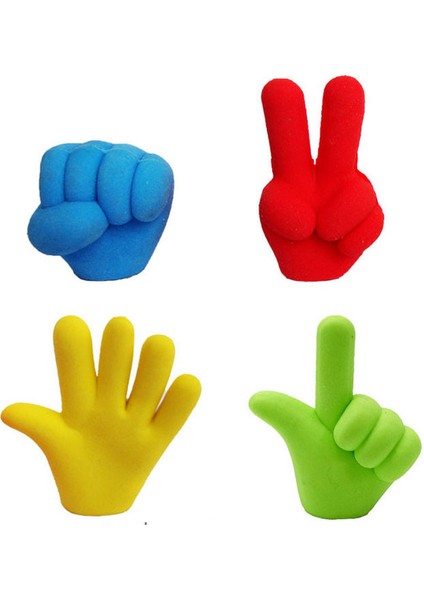 4 Adet 4 Adet/grup Parmak Hareketi Silgi Kalem Üst Dıy Kauçuk Silgi Okul Öğrenci Çocuk Ödülleri Hediyeler Promosyon Renkli (Yurt Dışından)