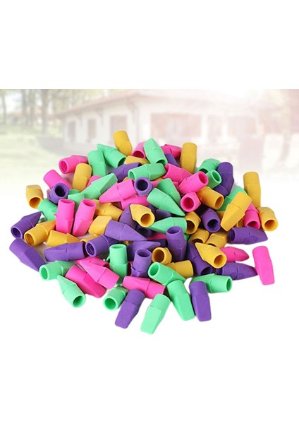 Gösterildiği Gibi 100 Adet Mini Kalemler Toppers Silgi Toppers Çocuklar Parti Çanta Dolgu Okul Renkli Kalemler Kırtasiye Silgi (Yurt Dışından)