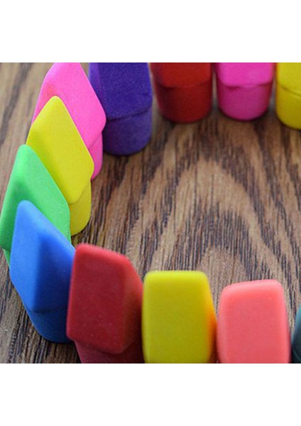 Gösterildiği Gibi 100 Adet Mini Kalemler Toppers Silgi Toppers Çocuklar Parti Çanta Dolgu Okul Renkli Kalemler Kırtasiye Silgi (Yurt Dışından) fiyatları