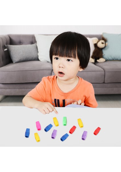 Gösterildiği Gibi 100 Adet Mini Kalemler Toppers Silgi Toppers Çocuklar Parti Çanta Dolgu Okul Renkli Kalemler Kırtasiye Silgi (Yurt Dışından) modelleri