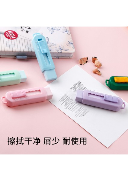 Macaron Pembe Silgi Kiraz Çiçeği Sınırlı Yeni Renk 1 Adet Staedtler 525 Ps1 S Kauçuk Geri Çekilebilir Silgiler Çevre Dostu Kauçuklar Macaron Pastel Renk (Yurt Dışından)