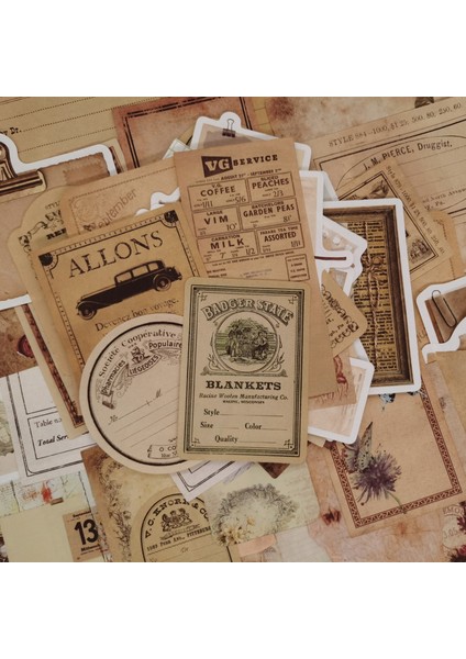Stil 1 100 Adet Vintage Ingilizce Etiketler Antika Notlar Koleksiyonu Malzeme Kağıt Dekoratif Scrapbooking Günlüğü Albümü Etikel Günlük Planlayıcısı (Yurt Dışından) indirimleri