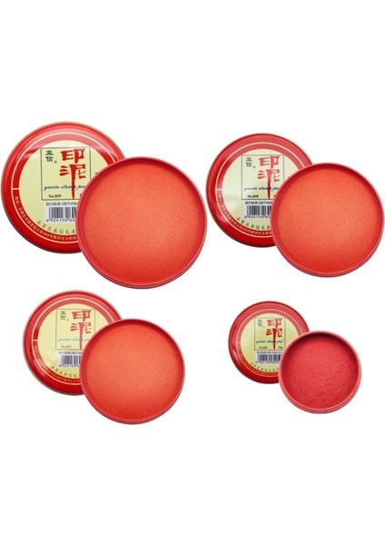 40MM Kırmızı Damga Mürekkep Pedi Yuvarlak Çin Yinni Ped Kırmızı Mürekkep Macun Çabuk Kuruyan Kırmızı Damga Pedi Kaligrafi Boyama Malzemeleri (Yurt Dışından) fırsatları