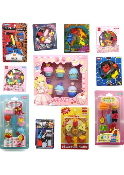 13 1 Takım Kawaii Kauçuk Kalem Silgi Oyuncak Seti Çıkarılabilir Montaj Silgi Çocuklar Için Yenilik Kırtasiye Ödül Parti Iyilik Çocuk Hediye Oyuncak (Yurt Dışından) fiyatları
