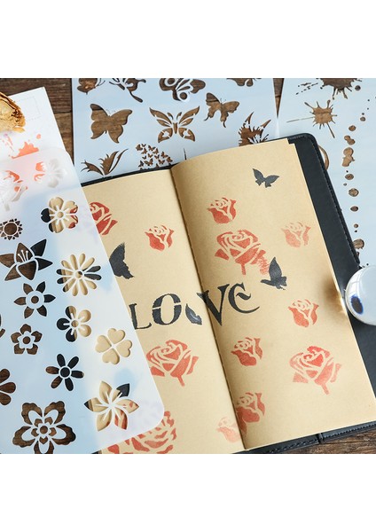 E Journamm Parmak Boyama Seti Çizim Şablonlar Renkli Inkpad Dıy Scrapbooking Yaratıcı Kırtasiye Boya Aracı Okul Malzemeleri (Yurt Dışından) fırsatları