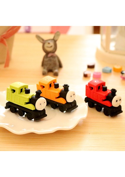 Yeşil 2 Adet Sevimli Karikatür Tren Modelleme Kauçuk Çocuk Öğrenme Kırtasiye Hediye Ödül Kawaii Okul Malzemeleri Kauçuk (Yurt Dışından) indirimleri