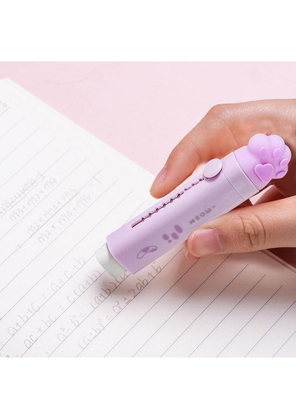 Sarı Kedi Pençe Silgi Silgi Kalem Kawaii Silgi Sevimli Kauçuk Geri Çekilebilir Sevimli Kedi Kauçuk Kırtasiye Malzemeleri Çocuklar Öğrenciler Için Okul (Yurt Dışından) fırsatları
