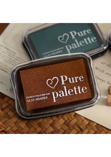 H Retro Renkli Su Bazlı Baskı Masası Içbükey Bel Rengi Dıy Çocuk Parmak Boyama Mühür El Hesabı Öğrenci Baskı Çamur (Yurt Dışından) fırsatları