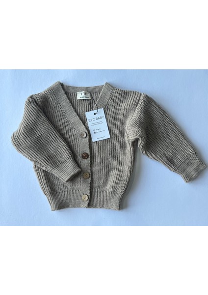 Eyc Baby Çocuk Unisex Düğmeli Triko Hırka