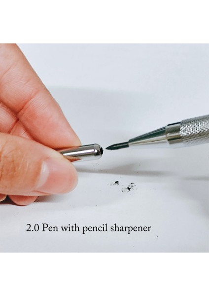 Ilkokul Öğrencileri Için 0,9 mm 2 Uçlu Sabit Çekirdekli Metal Mekanik Kurşun Kalem 0,5 0,7 0,9 1,3 2,0 mm (Yurt Dışından)