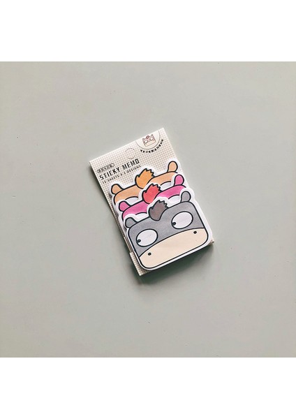 Eşek 1 Paket (15 Sayfa *3) Karikatür Tilki Kediler Hayvanlar 3 Katmanlar Endeksi Bloknot Yapışkan Notlar Yaratıcı Kırtasiye (Yurt Dışından)