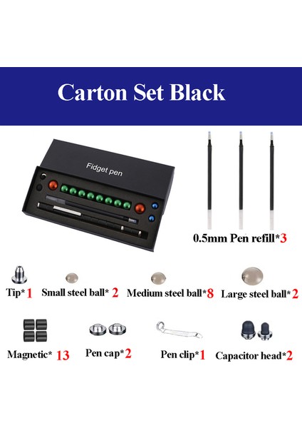 34 Adet Renk Boncuk 01 34/55 Adet/takım Manyetik Polar Kalem Metal Mıknatıs Modüler Düşünüyorum Mürekkep Oyuncak Stres Fidgets Antistres Odak Eller Dokunmatik Kalem Silinebilir Hediye (Yurt Dışından)