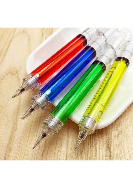 Sarı 80 Adet Iğne Tüp Şırınga Şekli Mekanik Kurşun Kalem Ofis Okul Kırtasiye (Yurt Dışından) modelleri