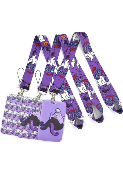 Stil 6 Disney Ursula Kordon Kredi Kartı Kımlık Tutucu Çanta Öğrenci Kadın Seyahat Kartı Kapağı Rozeti Araba Anahtarlık Hediyeler Aksesuarları Süslemeleri (Yurt Dışından)