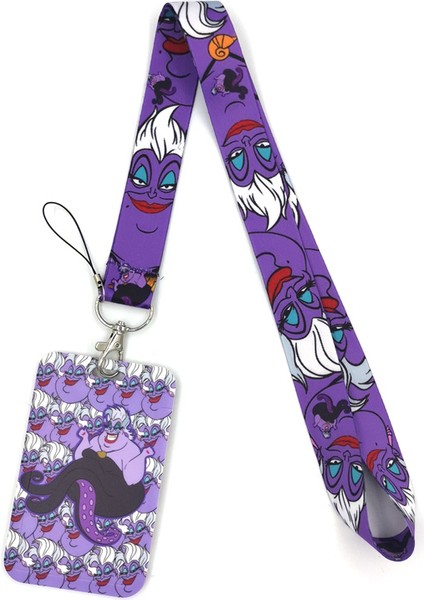 Stil 6 Disney Ursula Kordon Kredi Kartı Kımlık Tutucu Çanta Öğrenci Kadın Seyahat Kartı Kapağı Rozeti Araba Anahtarlık Hediyeler Aksesuarları Süslemeleri (Yurt Dışından) fırsatları