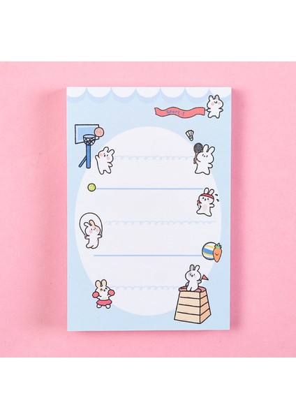 Stil 4 100 Sayfa Sevimli Karikatür Tavşan Bloknot Yapışkan Not Çıkartmalar Çıkartması Scrapbooking Dıy Kawaii Not Defteri Kırtasiye Okul Malzemeleri (Yurt Dışından)