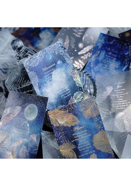 Stil 2 Vintage Yıldızlı Yaldızlı Lazer Tüy Kelebek Craft Kağıt Kolaj Önemsiz Günlük Malzeme Kağıt Dıy Albümü Scrapbooking Arka Plan (Yurt Dışından)