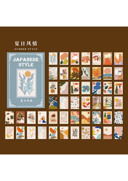 G Dimi 50 Yaprak Vintage Yaratıcı Saydam Malzeme Kitap Sülfürik Asit Kağıt Bitki Çiçekler Günlük Kayıt Scrapbooking Kırtasiye (Yurt Dışından)