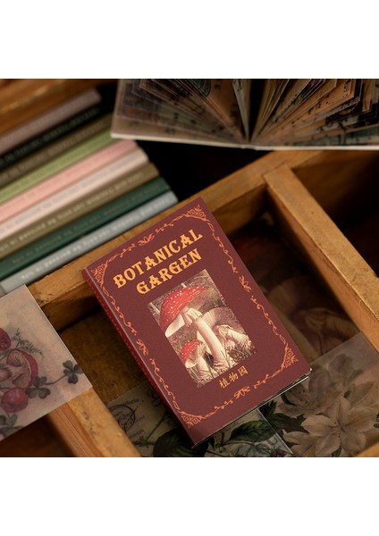 G Dimi 50 Yaprak Vintage Yaratıcı Saydam Malzeme Kitap Sülfürik Asit Kağıt Bitki Çiçekler Günlük Kayıt Scrapbooking Kırtasiye (Yurt Dışından)