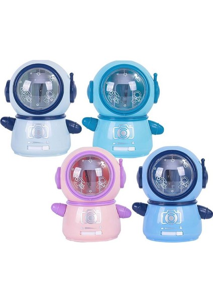 Mavi Yeşil Kalemtıraş Spaceman Elektrikli Kalemtıraş Ağır Sevimli Kalemtıraş Çocuklar Için Tak Otomatik Durdurma Kalem (Yurt Dışından) fiyatları