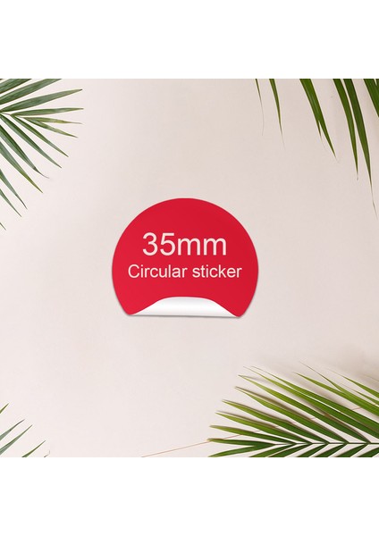 3.5 CM-100 Adet 100 Adet Özel Çıkartmalar Logo Ambalaj Etiketleri Kişiselleştirilmiş Adı Parti Düğün Doğum Günü Kendi Tasarımınız (Yurt Dışından)