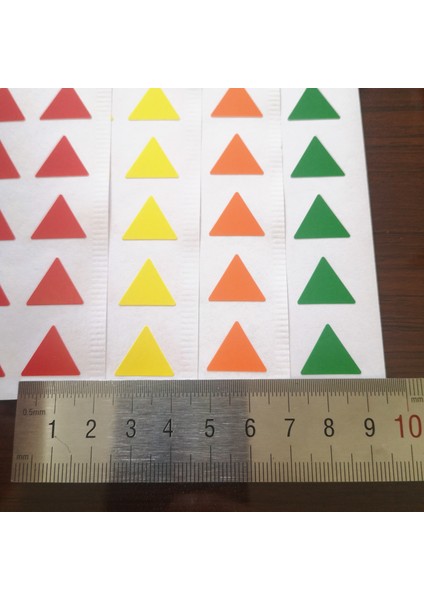 Turuncu 240 Adet 16X14MM Üçgen Renkli Çıkartmalar Ev Ofis Okul Parti Dekorasyon Veya Günlük Şeyler Temizle Sınıflandırma OF07 (Yurt Dışından) modelleri