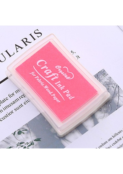 Pembe Renkli Karalama Defteri Degrade Mürekkep Pedleri El Yapımı Damga Inkpad Scrapbooking Kart Yapımı Için Öğrenci Kırtasiye Dıy Zanaat Araçları (Yurt Dışından)