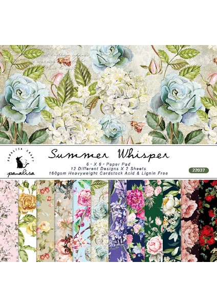 B10 12 Yaprak Çiçek Deniz Gül Baskılı Not Defteri Scrapbooking Arka Plan Kağıt Pedleri Vintage Önemsiz Günlük Kağıt Paketleri Zanaat Malzemeleri (Yurt Dışından) fırsatları