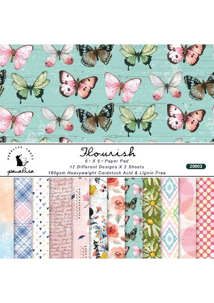 B10 12 Yaprak Çiçek Deniz Gül Baskılı Not Defteri Scrapbooking Arka Plan Kağıt Pedleri Vintage Önemsiz Günlük Kağıt Paketleri Zanaat Malzemeleri (Yurt Dışından) indirimleri