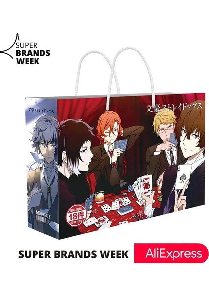 Stil 4 1 Adet Yeni My Hero Academia Bungou Sokak Köpekleri Anime Şanslı Çanta Kartpostal Rozeti Poster Imi Koleksiyonu Çanta Oyuncak Hediye (Yurt Dışından)