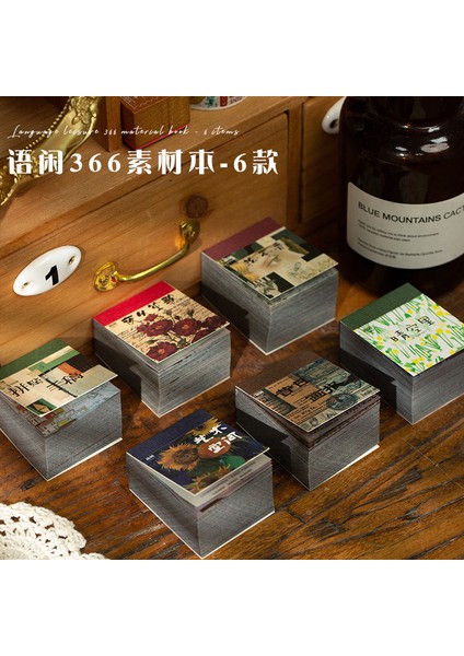 F Journamm 366 Adet/paket Vintage Turnusol Kartı Scrapbooking Deco Kırtasiye Lomo Kartları Yaratıcı Kırtasiye Dizüstü Malzeme Kağıt (Yurt Dışından) fiyatları