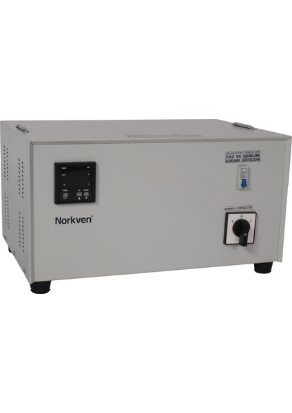 NMREGSRV1103AP 160/260V 3,5kva Regülatör 3,5kva Servo Mikro Işlemcili, %100 Yerli, 2 Yıl Garantili, Aşırı Akım, Gerilim Koruma Üniteli
