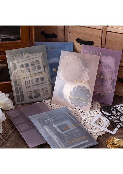F Dimi 20 Sayfa Kabartmalı Postacı Hallow Malzeme Kağıt Estetik Pencere Çerçevesi Kağıtlar Deco Scrapbooking Kolaj Önemsiz Günlük Günlüğü (Yurt Dışından) fiyatları