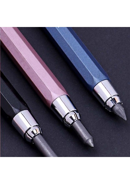 Siyah Kalem Seti - 4b Mekanik Kurşun Kalem 5.6mm 2b/4b/6b/8b Graffiti Çizim Tarama Otomatik Kalemler Profesyonel Boyama Yazma Malzemeleri Için Set (Yurt Dışından)