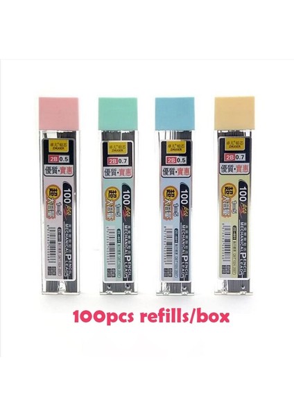 2 Kutu 0.5mm Ins Peynir Tasarım Mekanik Kurşun Kalemler Kawaii 0.5mm Basın Kalemler Kore Sabit Otomatik Kalemler Yazma Aracı Ofis Malzemeleri (Yurt Dışından)