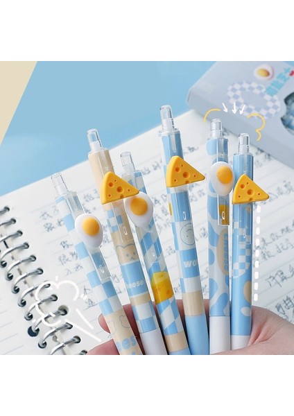 2 Kutu 0.5mm Ins Peynir Tasarım Mekanik Kurşun Kalemler Kawaii 0.5mm Basın Kalemler Kore Sabit Otomatik Kalemler Yazma Aracı Ofis Malzemeleri (Yurt Dışından) fırsatları